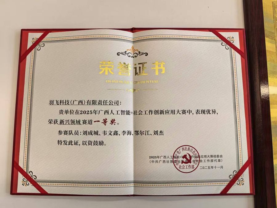 自治区 AI+社会工作大赛一等奖
